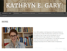 Tablet Screenshot of kathryngary.com